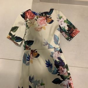 Topshop Floral Mini Dress